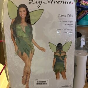 Leg Avenue Green Forest Fairy Women’s Costume with Wings